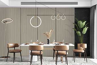 曲靖轻奢风格-餐厅