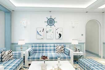 曲靖地中海风格-客厅