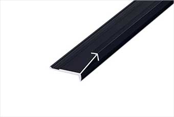 曲靖航空纤维墙咔铝合金阳角线（哑黑氧化）